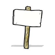 Cartoon Sign Post N2