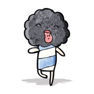 cute cartoon cloud head creauture N2
