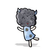 cute cartoon cloud head creauture N4