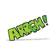 cartoon comic book scream