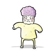cartoon old woman
