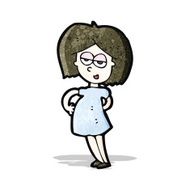 cartoon pregnant woman N4