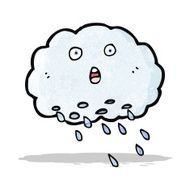 Cartoon Rain Cloud N10