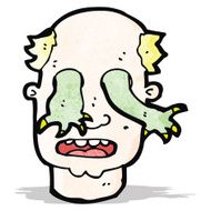 cartoon man possessed