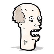 cartoon shocked man N10