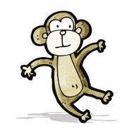 cartoon crazy monkey N3