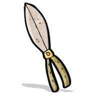 cartoon shears