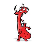 cartoon spooky monster N6