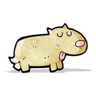 cartoon little dog N5