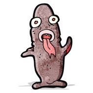 gross ugly fish cartoon