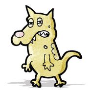 cartoon little dog N6