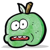 Cartoon Apple N21