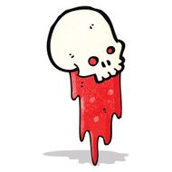 cartoon gross skull N7