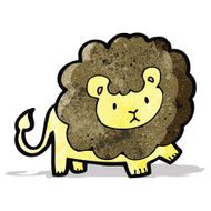 Cute Cartoon Lion N12