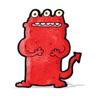 funny cartoon monster