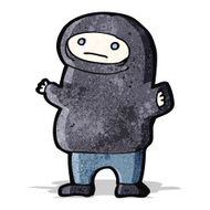 cartoon boy in hooded sweatshirt N2