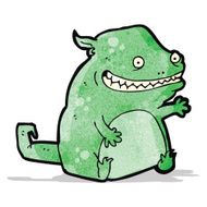 funny cartoon monster N3