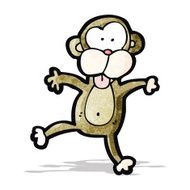 Cartoon Monkey N42