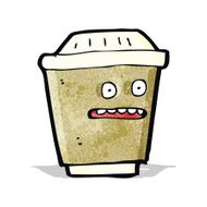 Cartoon Take Out Coffee N2