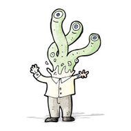cartoon alien monster boss