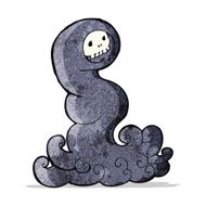 cartoon spooky ghost N3
