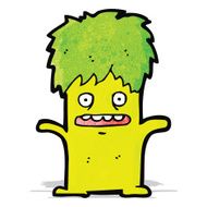 cartoon little monster N4