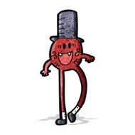 cartoon dancing monster