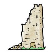 cartoon old castle tower N2