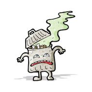 Cartoon Garbage Can N5