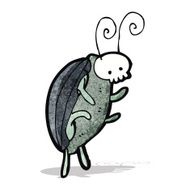 spooky beetle cartoon N2
