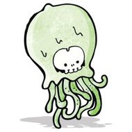 weird cartoon alien N2