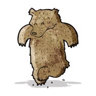 cartoon dancing bear