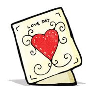 valentine card cartoon