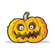 spooky pumpkin cartoon