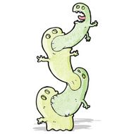 cartoon spooky ghost N4
