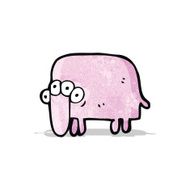 cartoon mutant animal
