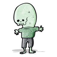 cartoon weird alien N5