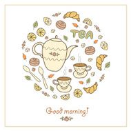 Tea coffee and sweets
