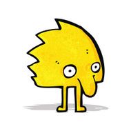 funny little monster cartoon N2