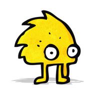 funny little monster cartoon N5