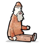 cartoon beggar N2
