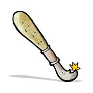 cartoon pruning knife