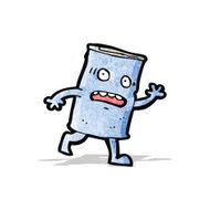cartoon soda can character