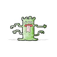 cartoon funny monster N2