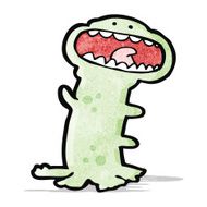 cartoon funny monster N4