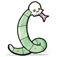 cartoon spooky snake N2
