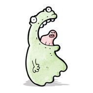 funny spooky ghost cartoon N4