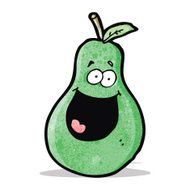 cartoon happy pear N5