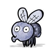 cartoon funny fly