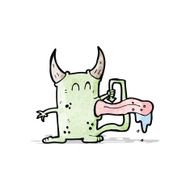 cartoon gross little devil N4